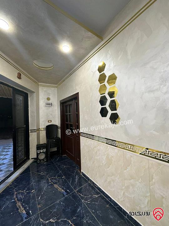 فيلا ومزرعة مفروشة مساحة 200م على أرض 2 دونم للايجار في اربد - طريق البترول منطقة هادئة وجميلة ومستقلة