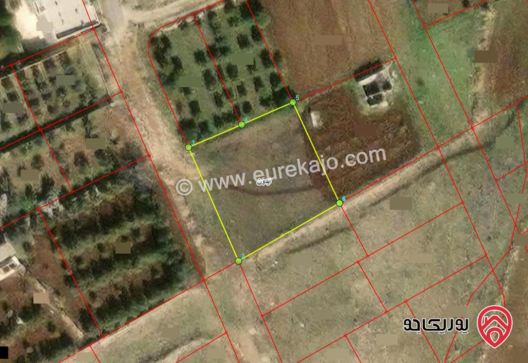 ارض سكنية مساحة 1250م للبيع في اربد - ايدون - قرن الجاموس - جنوب دوار صحارى وقصر العوادين منطقة جبلية عالية ومرتفعة جنوب مسجد عليان مريان 