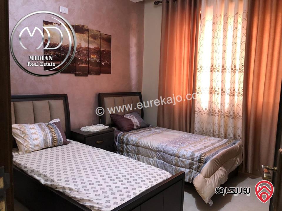 شقق مفروشة للايجار في عمان - ام السماق مساحات 100م تشطيبات و ديكورات فاخرة فرش فندقي اطلالة جميلة بأسعار مميزة