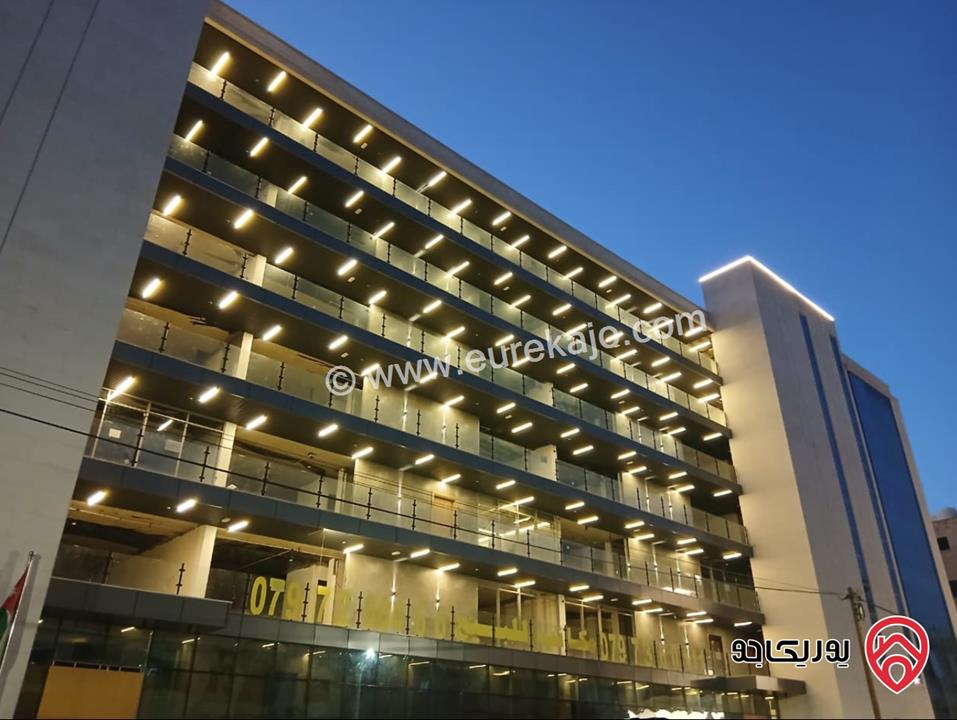 مكتب مساحة 115م للايجار في عمان - الصويفية على شارع المطار 