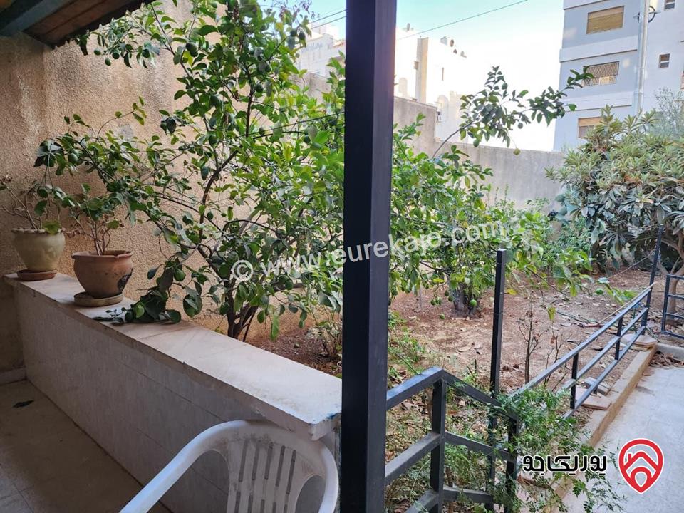 شقة شبه أرضي مساحة 130م داخلي و 130م خارجي للبيع في عمان - ضاحية الرشيد 