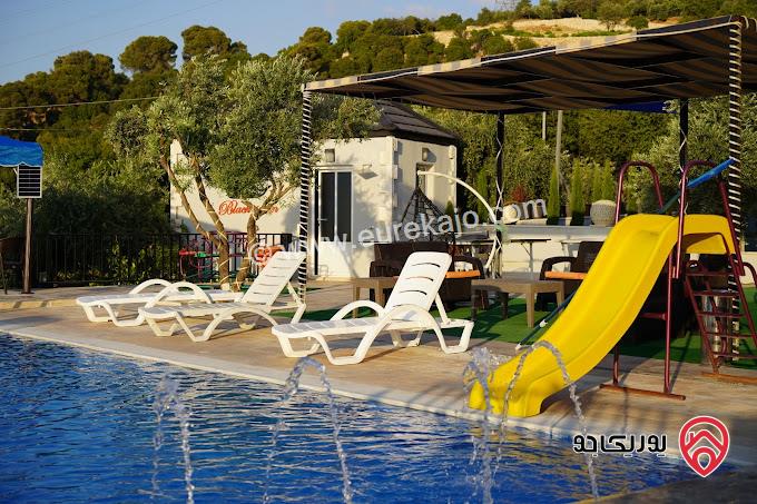 شاليه - مزرعة Black Swan Farm للايجار اليومي في السلط 