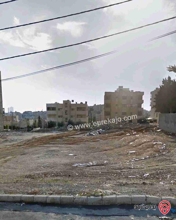 أرض مساحة 1019م للبيع في عمان - ضاحية الرشيد خلف فندق الفنار 