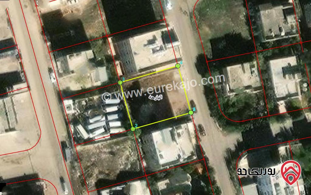قطعة ارض مساحة 500م للبيع في اربد بالقرب من مسجد المقري البقعة الشرقية 