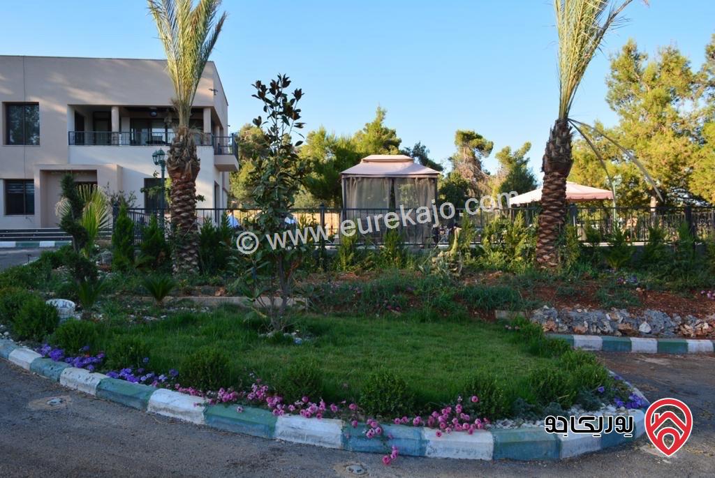 مزرعة جميلة مميزة مساحة 3 دونم و 549م مع بيت طابقين 200م للبيع في أراضي جرش - دبين 