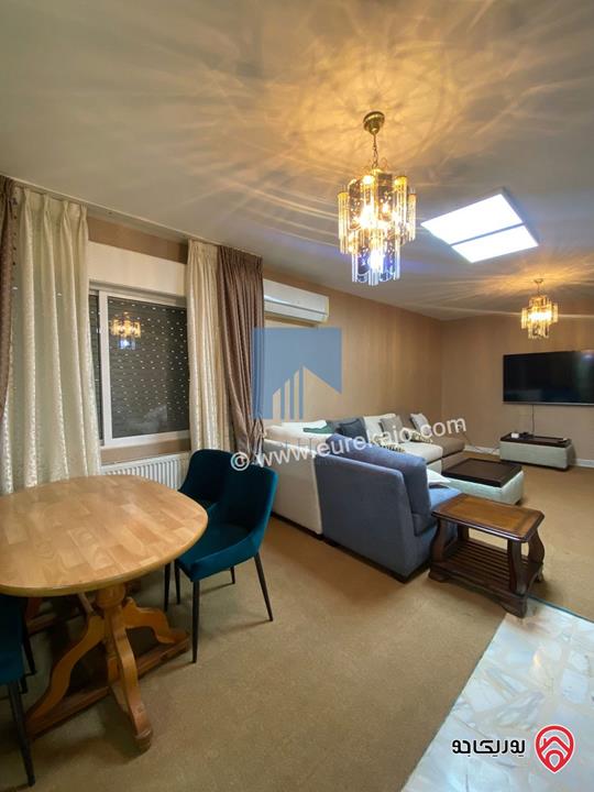 شقة أرضية مفروشة مساحة 100م مع ترس 50م للبيع في عمان - عبدون الشمالي