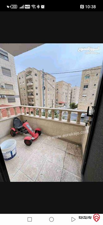 شقة طابق ارضي معلق مساحة 120م للبيع في عمان - الجيبهة حي الريان  