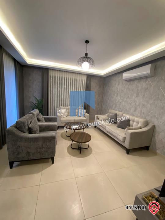 شقة مفروشة فاخرة طابق ثالث 95م للبيع في عمان - خلدا خلف بردايس وقرب المستقلة تشطيب سوبر ديلوكس