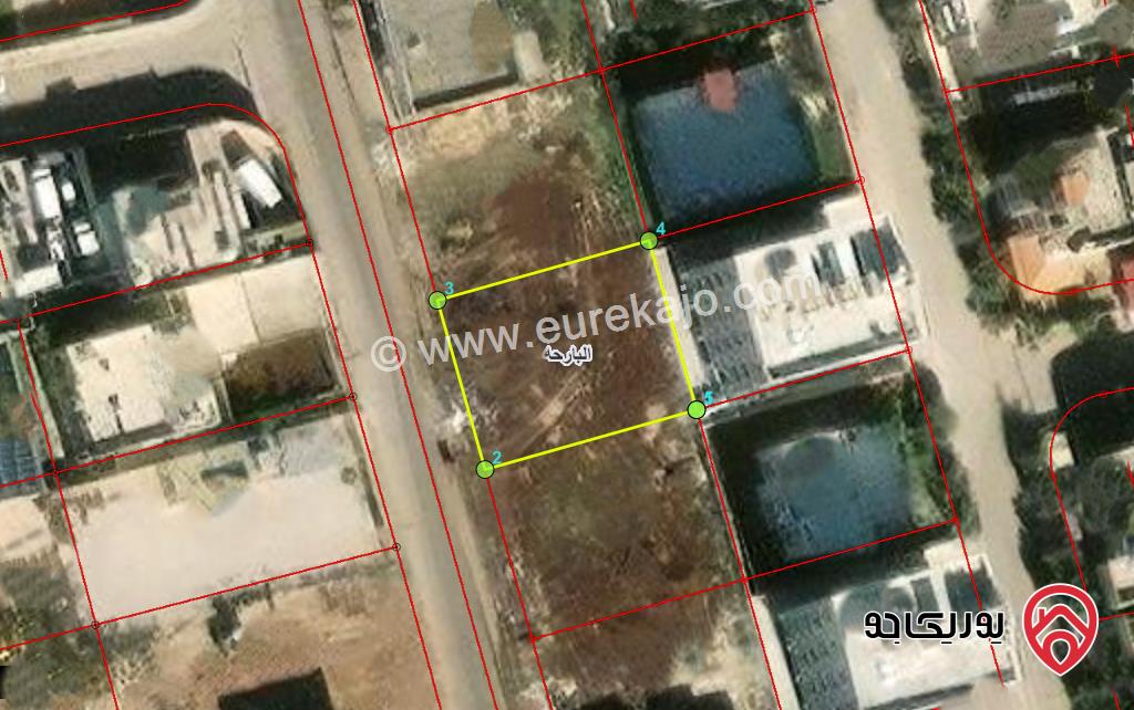 قطعة ارض مساحة 500م للبيع في اربد - بالقرب من مسجد المقرئ 