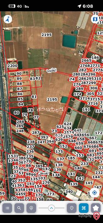 أرض مساحة 670 متر للبيع في عمان - الطنيب السكة الغربي 