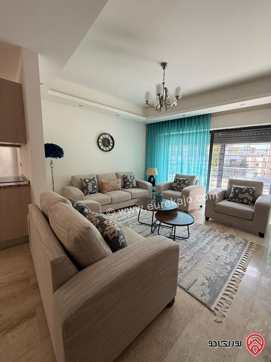 شقة ارضية مفروشة مساحة 120م للايجار في عمان - دير غبار 