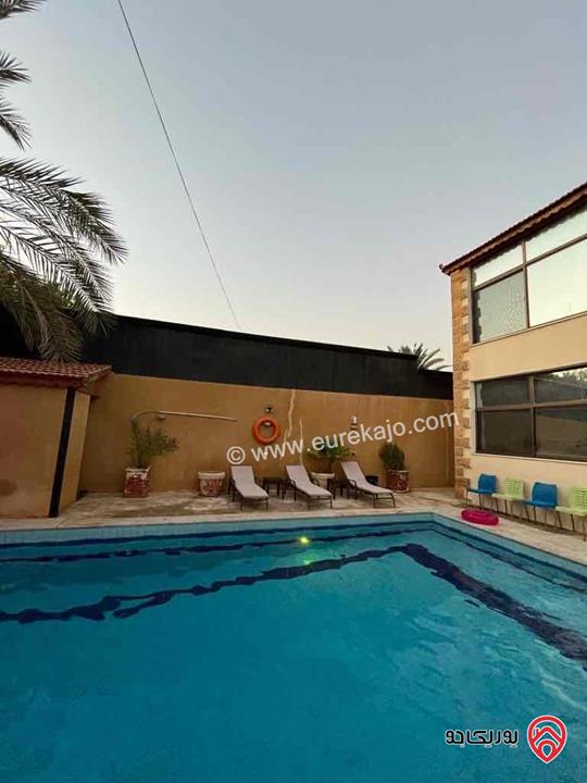 مزرعة مميزة للايجار من المالك في البحر الميت - جوفة الكفرين 