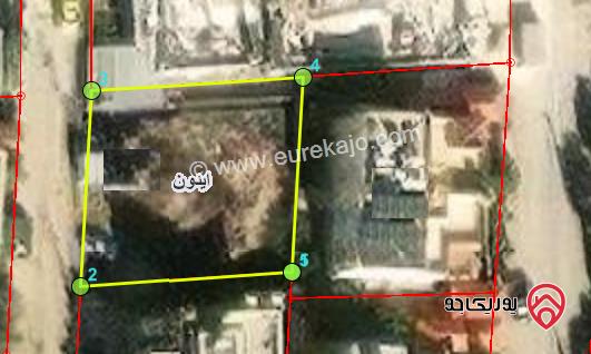 قطعة ارض مساحة 523م للبيع في اربد - ايدون حوض الهداف الفوقاني 