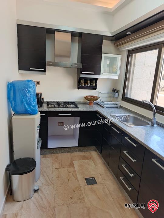 روووف مفروش طابق ثاني مساحة 150م داخلي و 200م خارجي للإيجار في عمان - عبدون الشمالي من المالك مباشرة