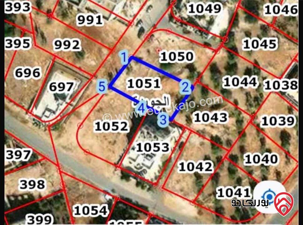 قطعة ارض مساحة 815م للبيع في عمان - حي الباير، الجويدة 