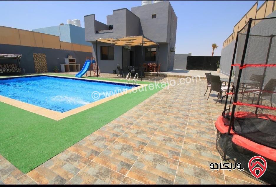 شاليهات عدد 7 على أرض 11 دونم للبيع في البحر الميت - الشونة الجنوبية 