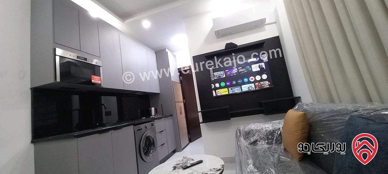 استديو جديد مساحة 75م للايجار مفروش في عمان - مقابل الجامعة الاردنية