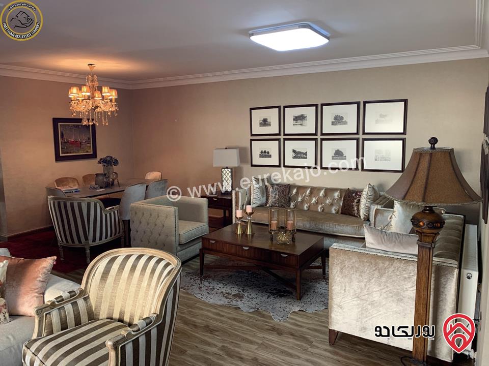 شقة مفروشة طابق ثاني 140م تشطيب سوبر ديلوكس للبيع في عمان - ضاحية الأمير راشد