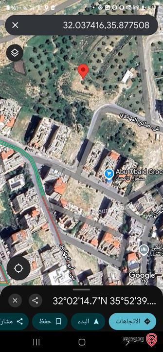 قطعة ارض مساحة 1 دونم للبيع في عمان - الجبيهة أحكام فلل وقصور