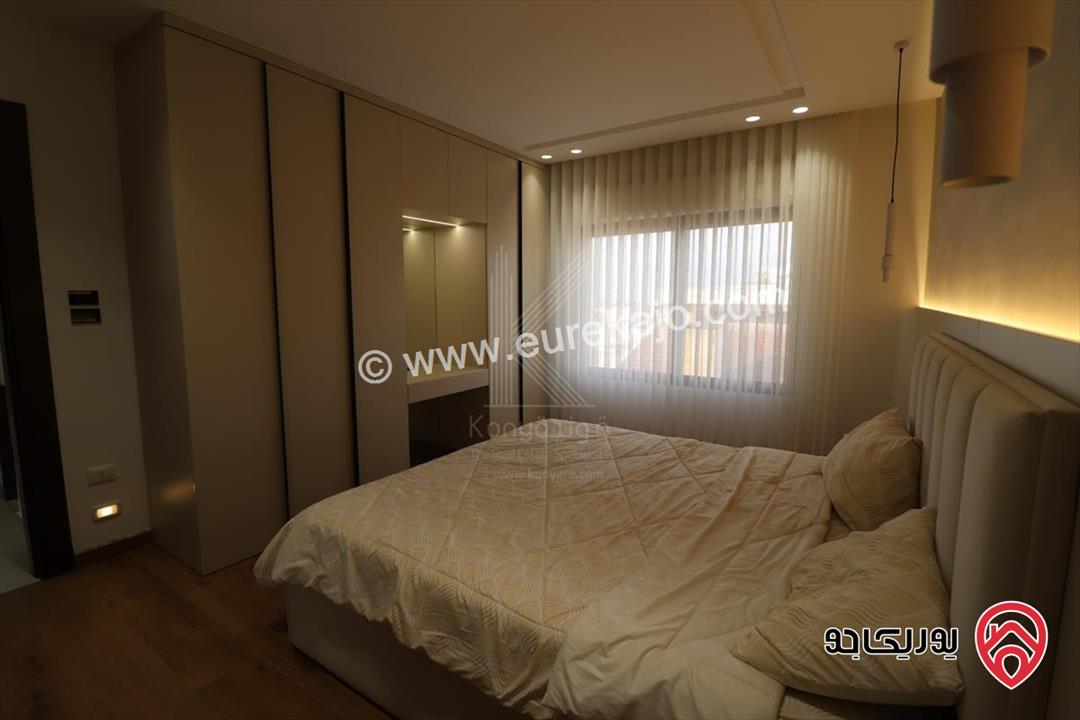 شقة مفروشة مودرن طابق ثالث دوبلكس مساحة 144م للايجار في عمان - دير غبار