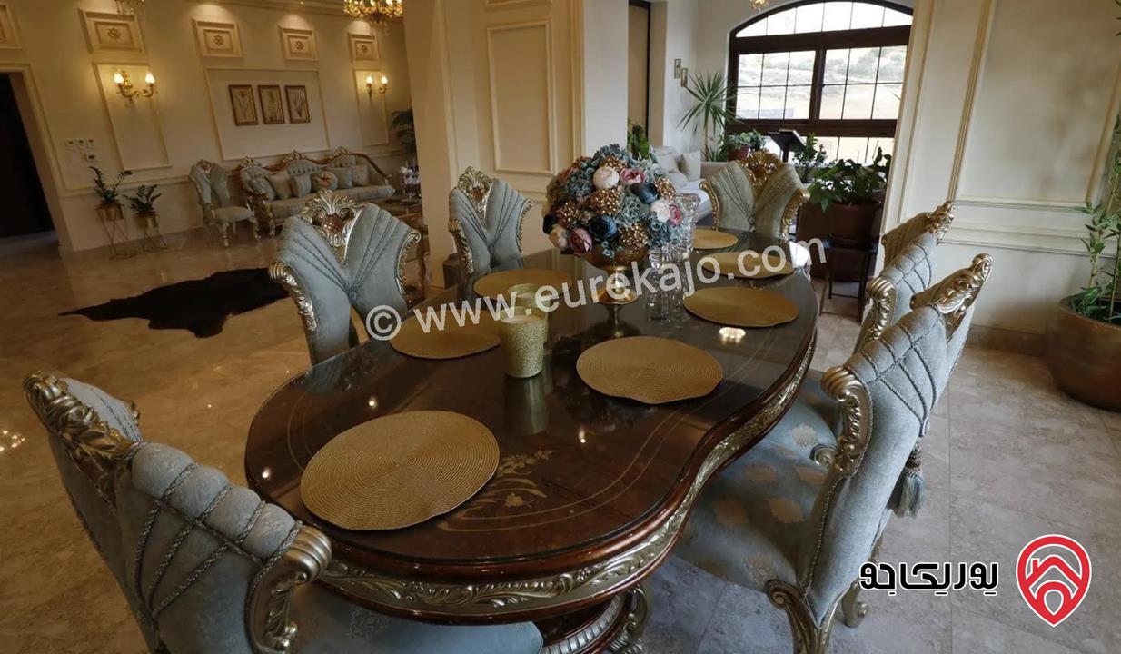 فيلا فاخرة مساحة 1500م على أرض 2025م للبيع في عمنن - طريق المطار 