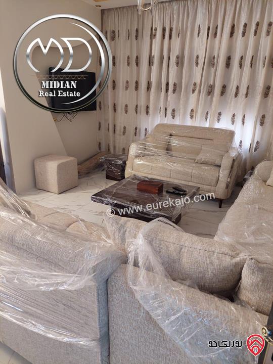 شقة مفروشة للايجار في عمان - الشميساني مساحة 165م طابق اول تشطيبات وفرش سوبر ديلوكس