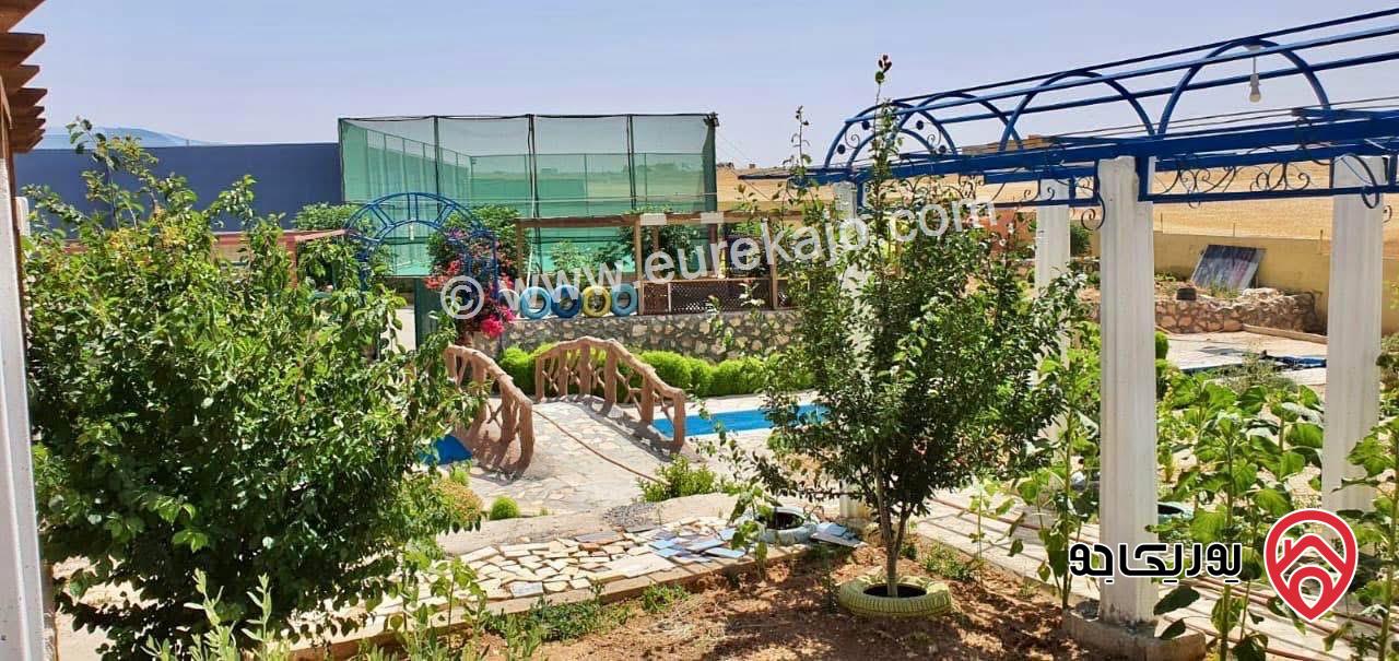 مزرعة مميزة جدا على أرض 4 دونم و 91م للبيع من أراضي جنوب عمان - منطقة حوارة