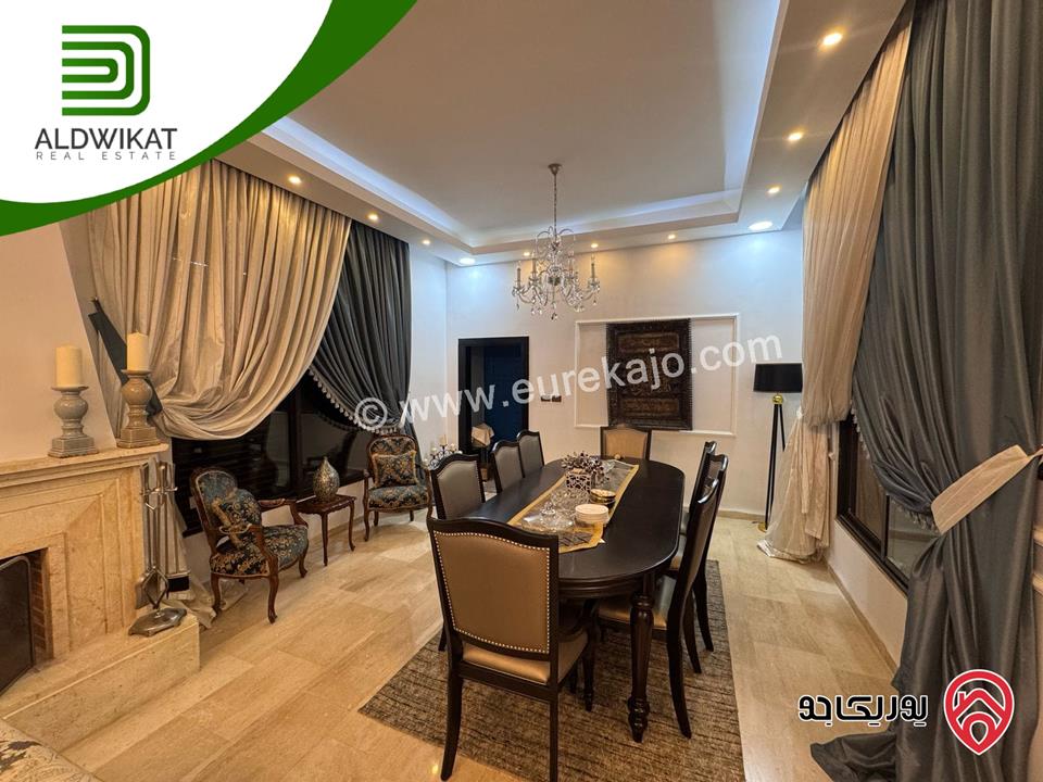 فيلا مستقلة للبيع في عمان - دابوق/ الفردوس مساحة البناء 940م ومساحة الارض 850م ومساحة الحديقة 400م والترس 50م