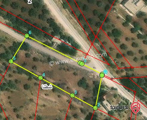 أرض مساحة 1 دونم سكنية للبيع في اربد - شطنا بجانب كنيسة اللاتين