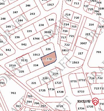 أرض مساحة 1216م للبيع في عمان - طبربور