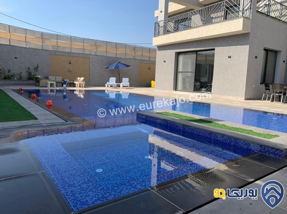 نانو شاليه بتميز بخدماته الفندقيه ٥ نجوم و مساحات واسعة للايجار اليومي في البحر الميت - الرامة 