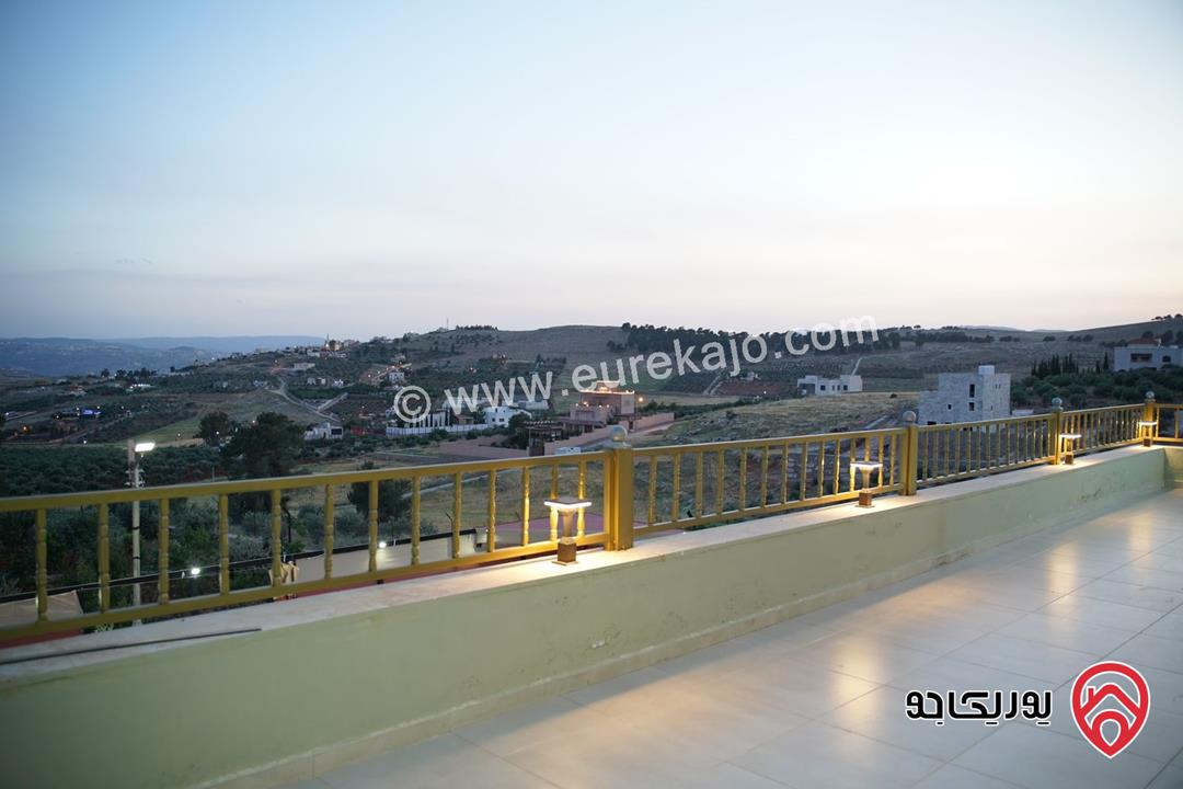 مزرعة مساحة الأرض 4092م والبناء 180م للبيع في جرش