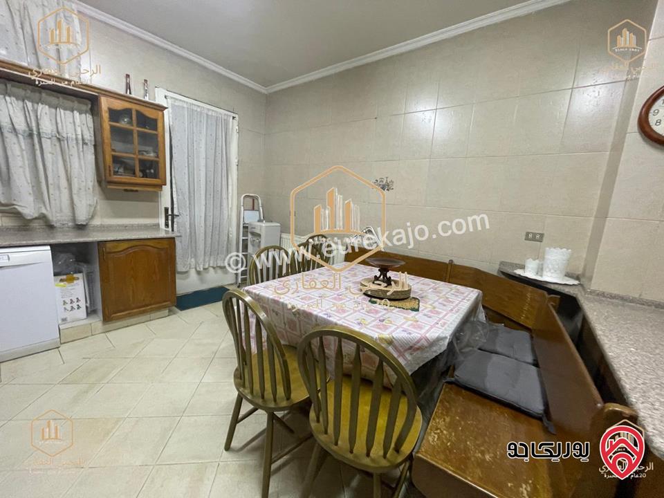 شقة مفروشة ارضية مساحة 240م داخلي و 100م خارجي للايجار في عمان - ضاحية الرشيد 