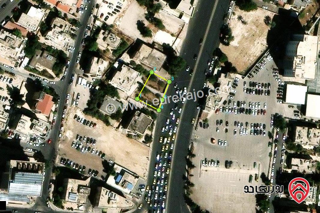قطعتين أرض تجاريتين مساحة القطعة الأولى 476م و الثانية 900م للبيع في عمان - اللويبدة