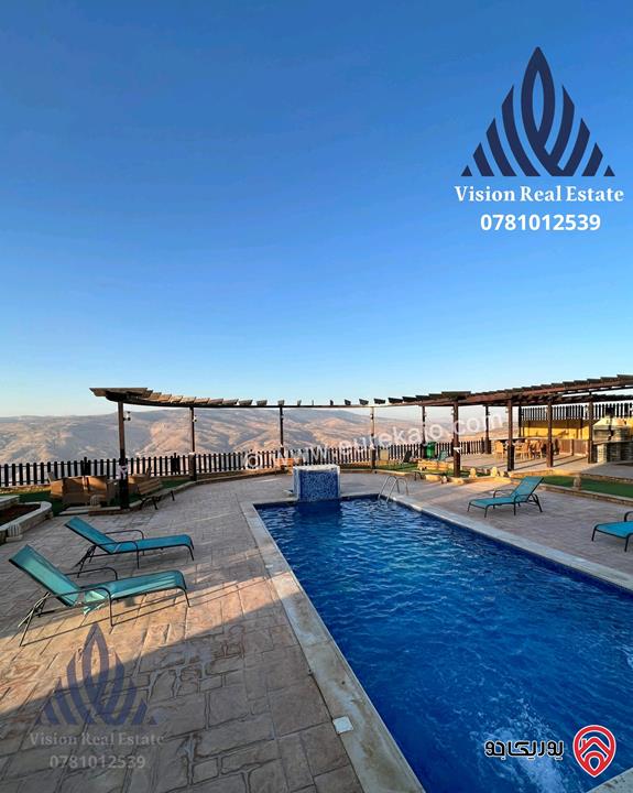 مزرعة مساحة الأرض 4 دونم و البناء 1250م للبيع في السلط - الصبيحي