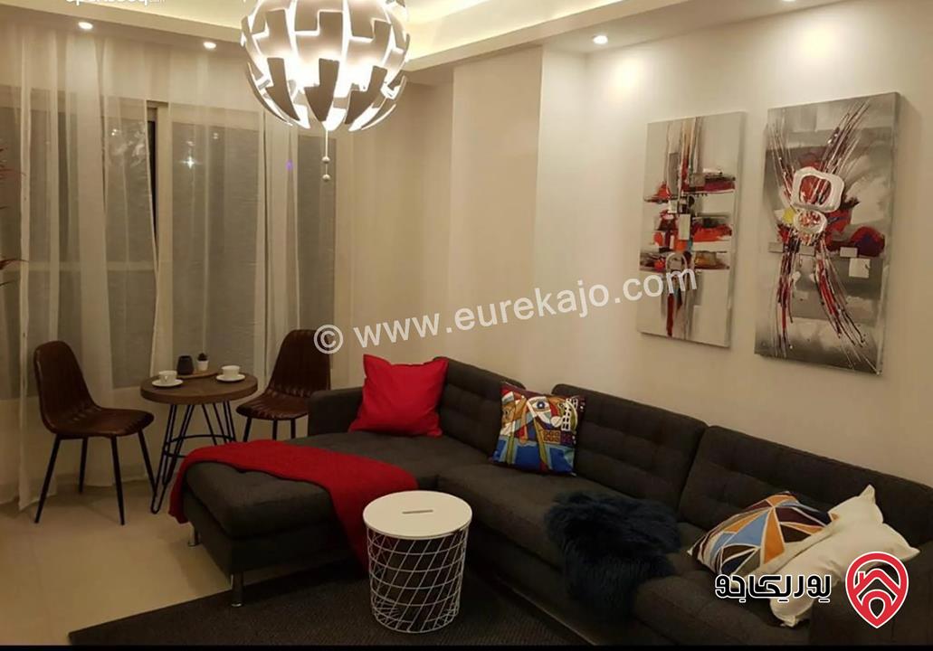 شقة مفروشة طابق ثاني مساحة 95م للايجار في عمان - عبدون 