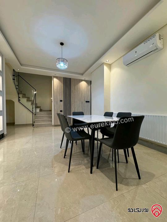 New furnished apartment with a Rooftop of 220 sqm for rent in Amman - Sweifieh (near Al Baraka Mall)