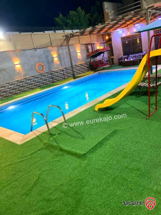 مزرعة مساحة الأرض 289م والبناء 120م للبيع في البحر الميت جوفة الكفرين