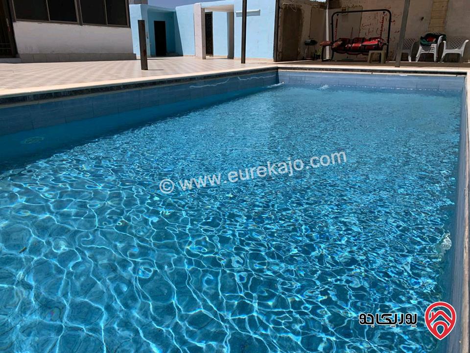 مزرعة مساحة 5 دونم وبناء 160م للبيع في مادبا - لب - قرب الجامعة الامريكية