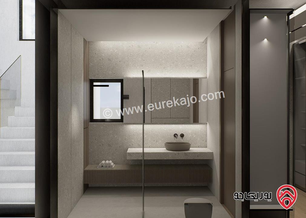  فيلا فاخرة جديدة مساحة 450م على أرض 450م للبيع  في عمان – الفحيص / الرهوة 