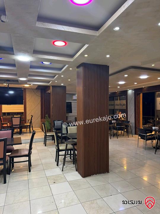 مقهى مساحة 250م طابق ثاني للبيع في عمان - الجبيهة شارع الجامعة الاردنية