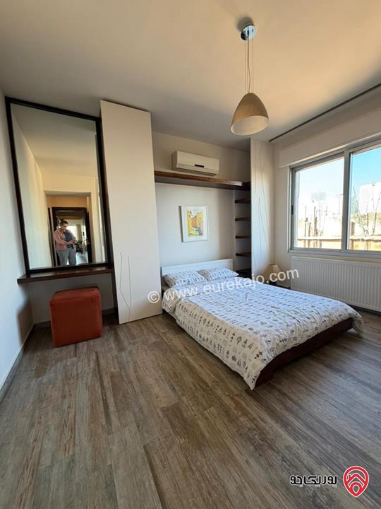 شقة مفروشة طابق ثاني مساحة 123م للايجار في عمان - جبل اللويبدة