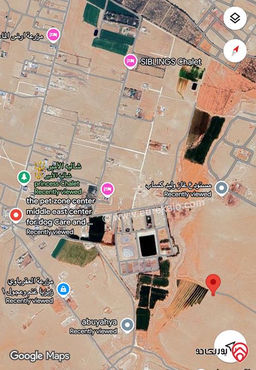 أرض مساحة 1 دونم للبيع من أراضي جنوب عمان - الجيزة