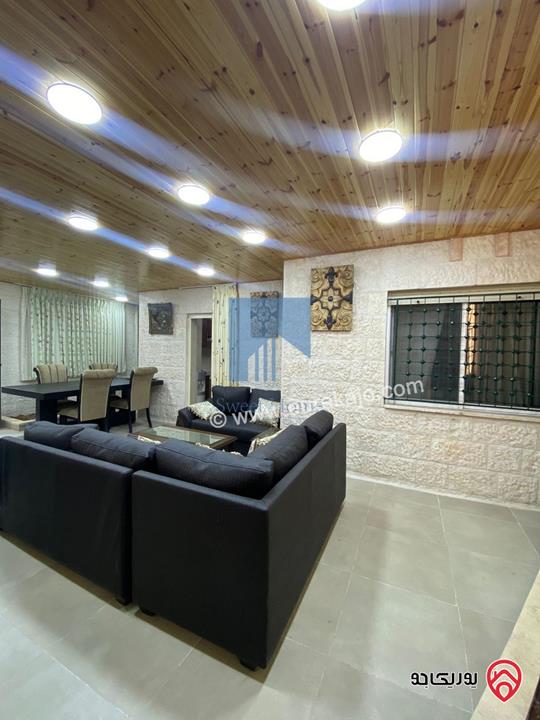 شقة أرضية مفروشة مساحة 100م مع ترس 50م للبيع في عمان - عبدون الشمالي