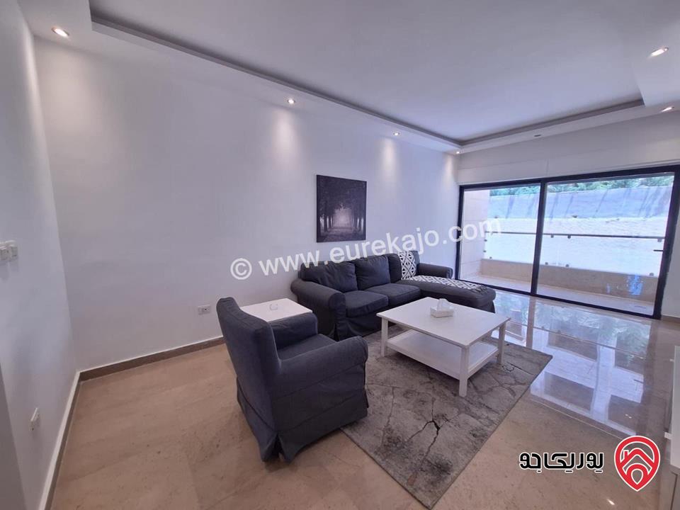 شقة مفروشة طابق أول مساحة 120م للايجار مفروشة في عمان - عبدون 