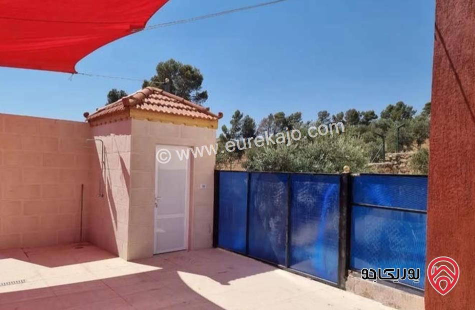 مزرعة مساحة الأرض 3400م والبناء 170م للبيع في جرش - دحل 