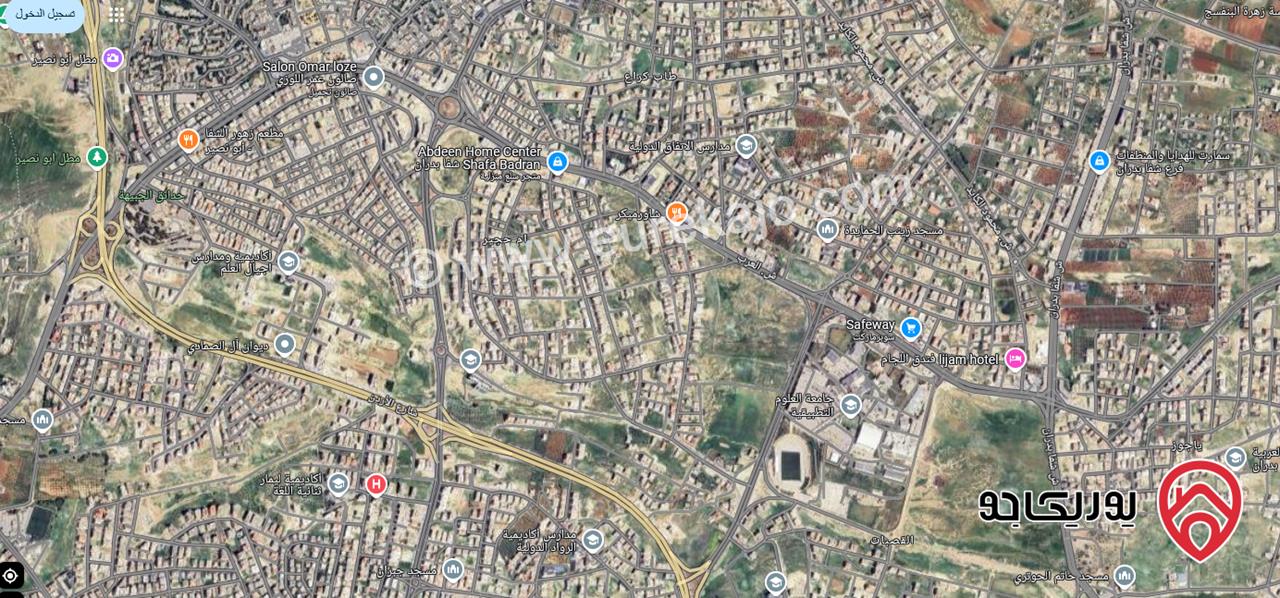 ارض مساحة 830م للبيع في عمان - الجبيهة ام زوتينة ام حجير موقع مميز على شارع الارن تصلح لمشروع اسكاني 