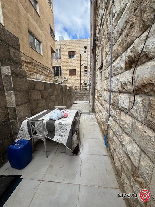 شقة أرضية مساحة 100م داخلي وحديقة 150م للايجار مفروشة في عمان - اللويبدة Apartment for rent