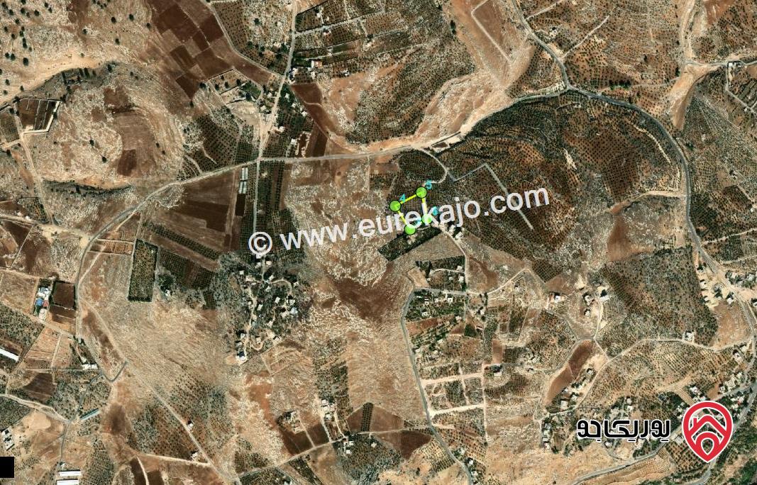 ارض مساحة 5399م للبيع من اراضي غرب عمان عراق الامير العميرية والفحص