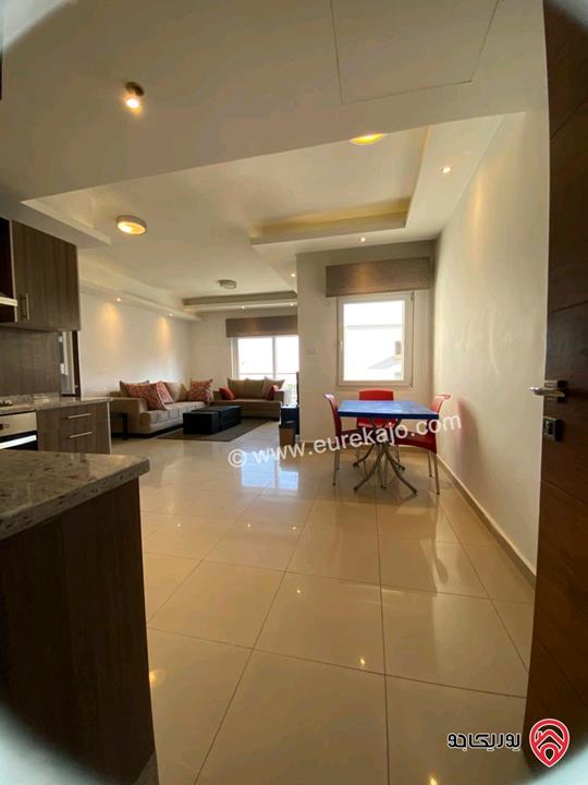 شقة مفروشة فاخرة مساحة 128م طابق ثاني للإيجار في عمّان - الدوار الخامس